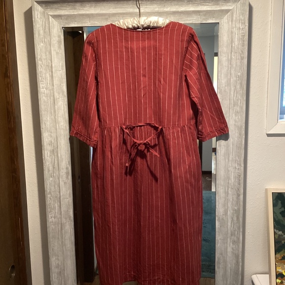 Pyne & Smith No. 12 dress in Rhubarb Stripe M - Picture 2 of 4